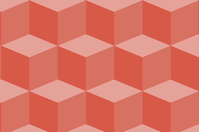 Abstract image of red blocks 