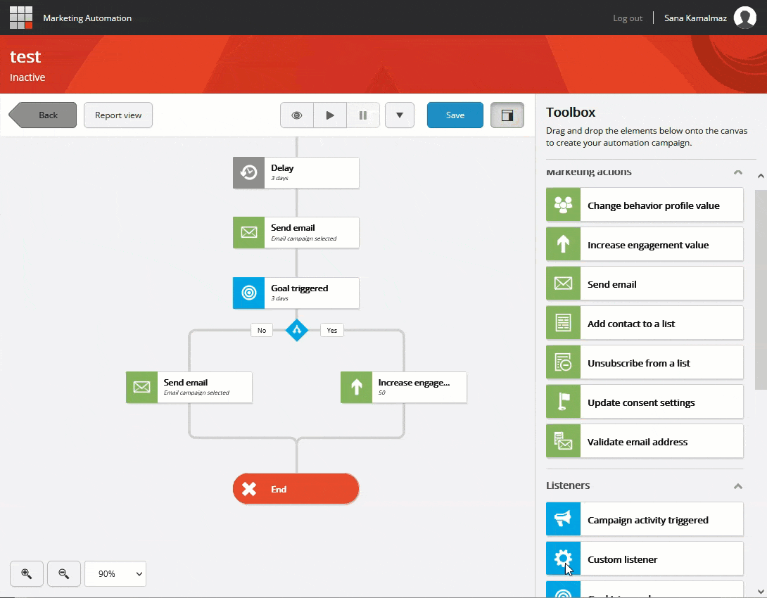 Sitecore Marketing Automation - listener