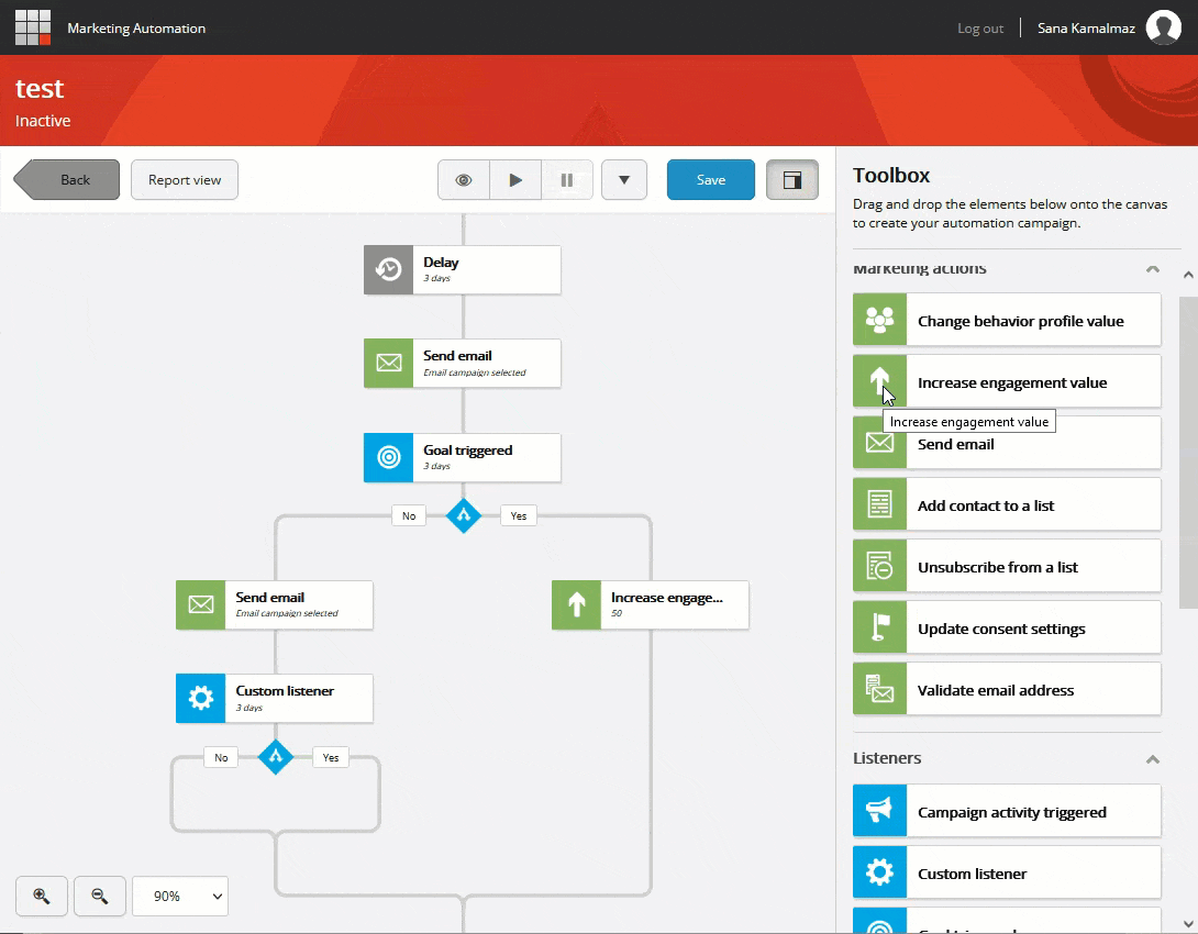 Sitecore Marketing Automation - increase engagment value