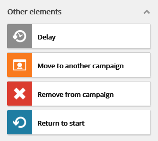 Other elements in Sitecore Marketing Automation Toolbox
