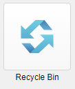 Sitecore Recycle Bin Launch Pad Button