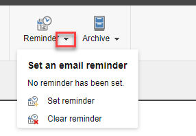 Expand the Reminder option
