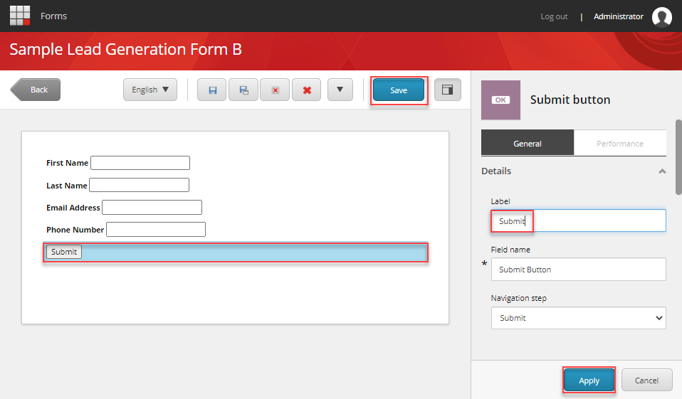 Edit the duplicate form
