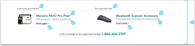 Alternate treatment - if user visits a product page that contains the accessories module